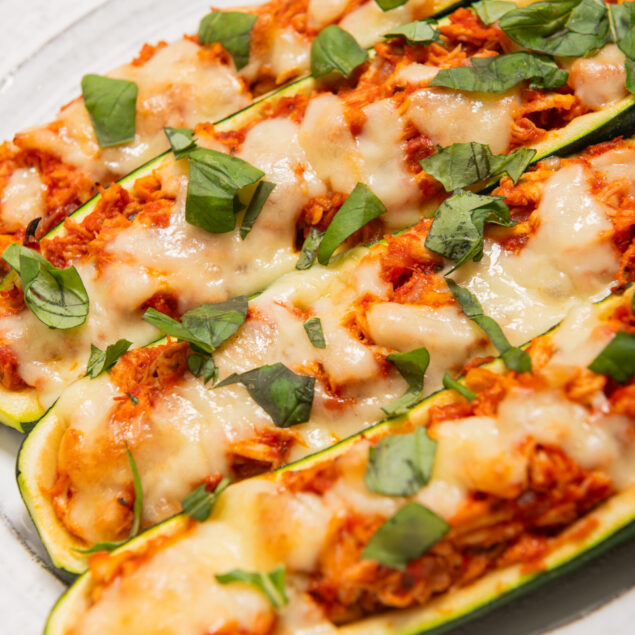 Chicken Zucchini Boats