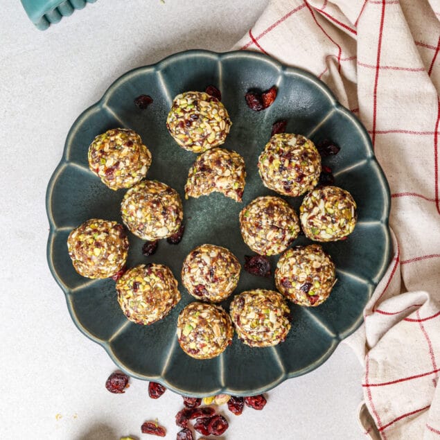 Cranberry Pistachio Energy Bites