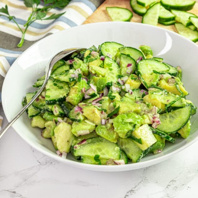 Cucumber Avocado Salad