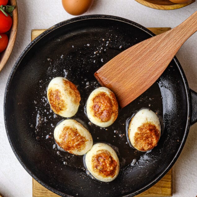 Fried Boiled Eggs featured image below