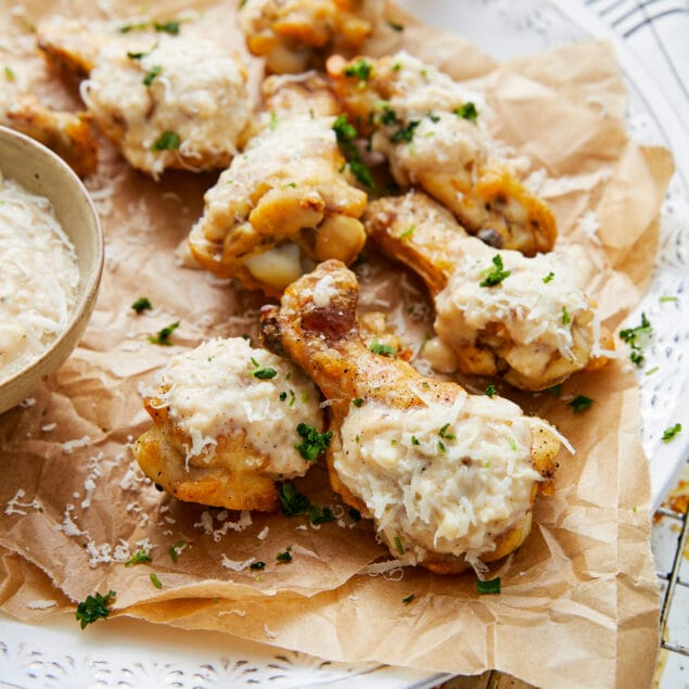 Garlic Parmesan Chicken Wings