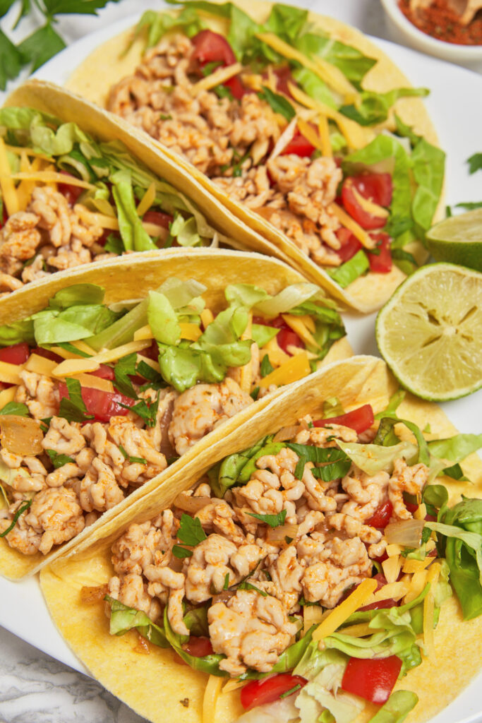 Ground Chicken Tacos