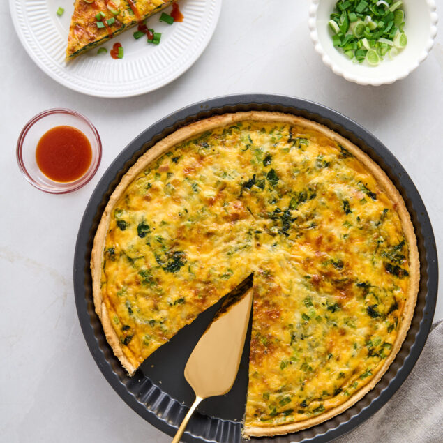 Ham and Spinach Quiche