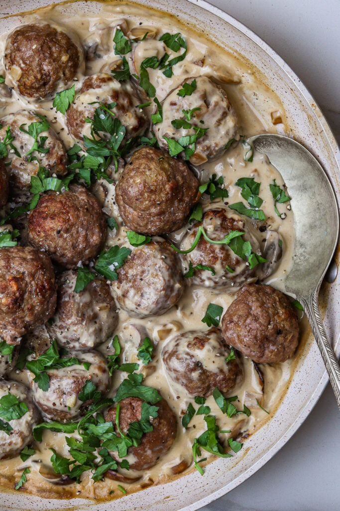 Meatballs Stroganoff