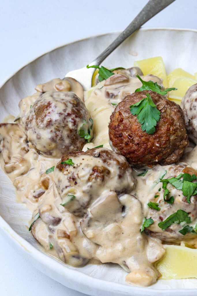 Meatballs Stroganoff