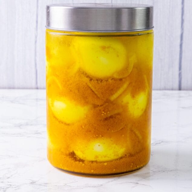 Mustard Pickled Eggs