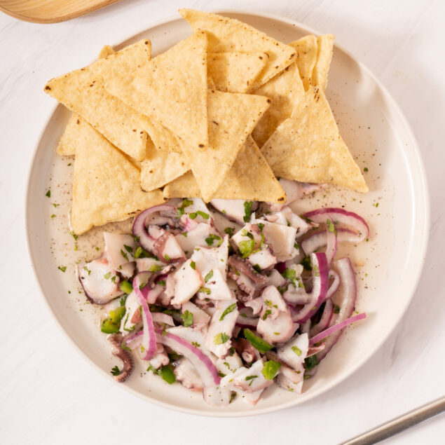 Octopus Ceviche (Ceviche de Pulpo)