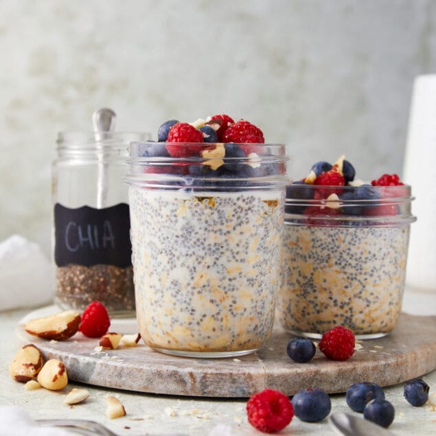 Overnight Oats with Chia Seeds