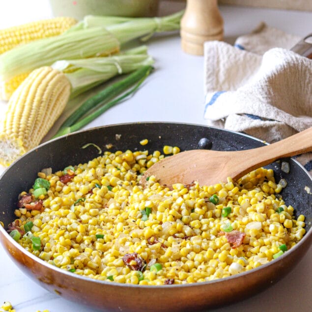 Sauteed Corn with Bacon